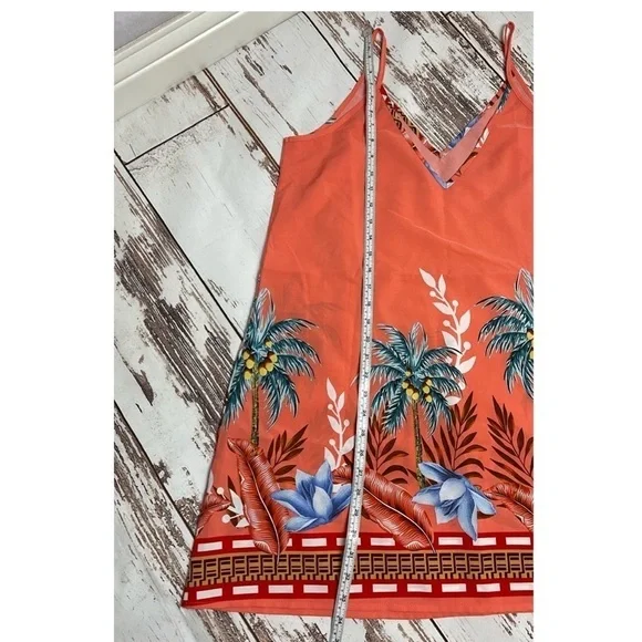 Tropical Coral Midi Dress - Picture 8 of 8